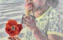 Yerin Hong: Jones-Eis und eine Mohnblume